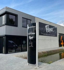 Reclamezuil onverlicht T100 curved