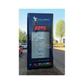 Reclamezuil onverlicht T200 plat