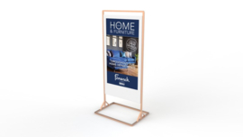 THINLINE Dubbelzijdige Poster Display 43 en 55 inch