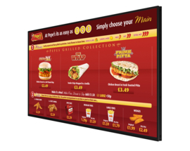 Network Menu Board Monitors 32 tot 55 inch