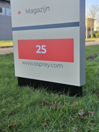Reclamezuil onverlicht T400 plat