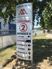 Reclamezuil onverlicht T60 2-paals