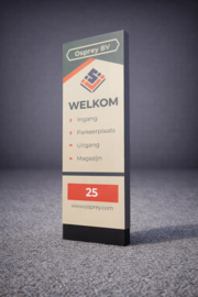 Reclamezuil onverlicht T400 plat