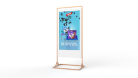THINLINE Dubbelzijdige Poster Display 43 en 55 inch