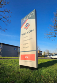Reclamezuil onverlicht T400 plat