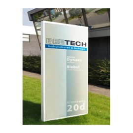 Reclamezuil verlicht T300 plat enkel