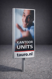 Reclamezuil onverlicht T60 1-paals