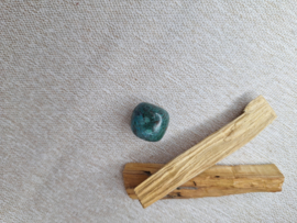 Chrysocolla trommelsteen