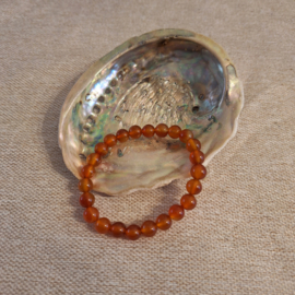 Kogelarmband Carneool 8mm