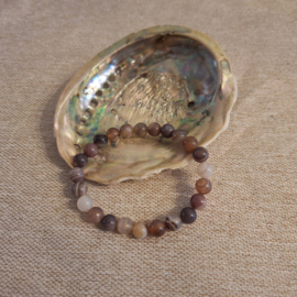 Kogelarmband Botswana Agaat 8mm