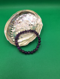 Amethist kogelarmband 6mm