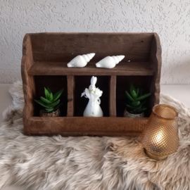 Prachtige stoere massief houten gruttersbak