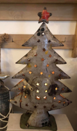 Mooie stoere zinken kerstboom