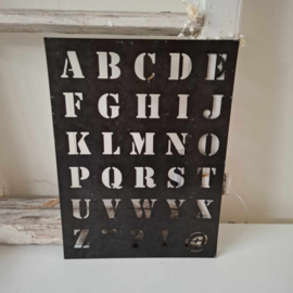 Letterplaat