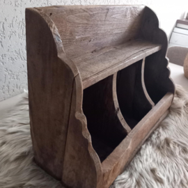 Prachtige stoere massief houten gruttersbak