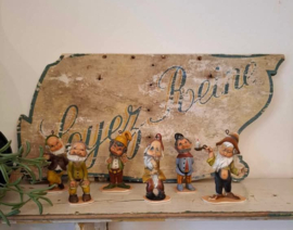 Set van 8 vintage kaboutertjes
