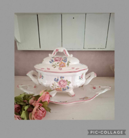 Soepterrine met onderbord (schaal)