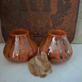 Set prachtige vintage vaasjes