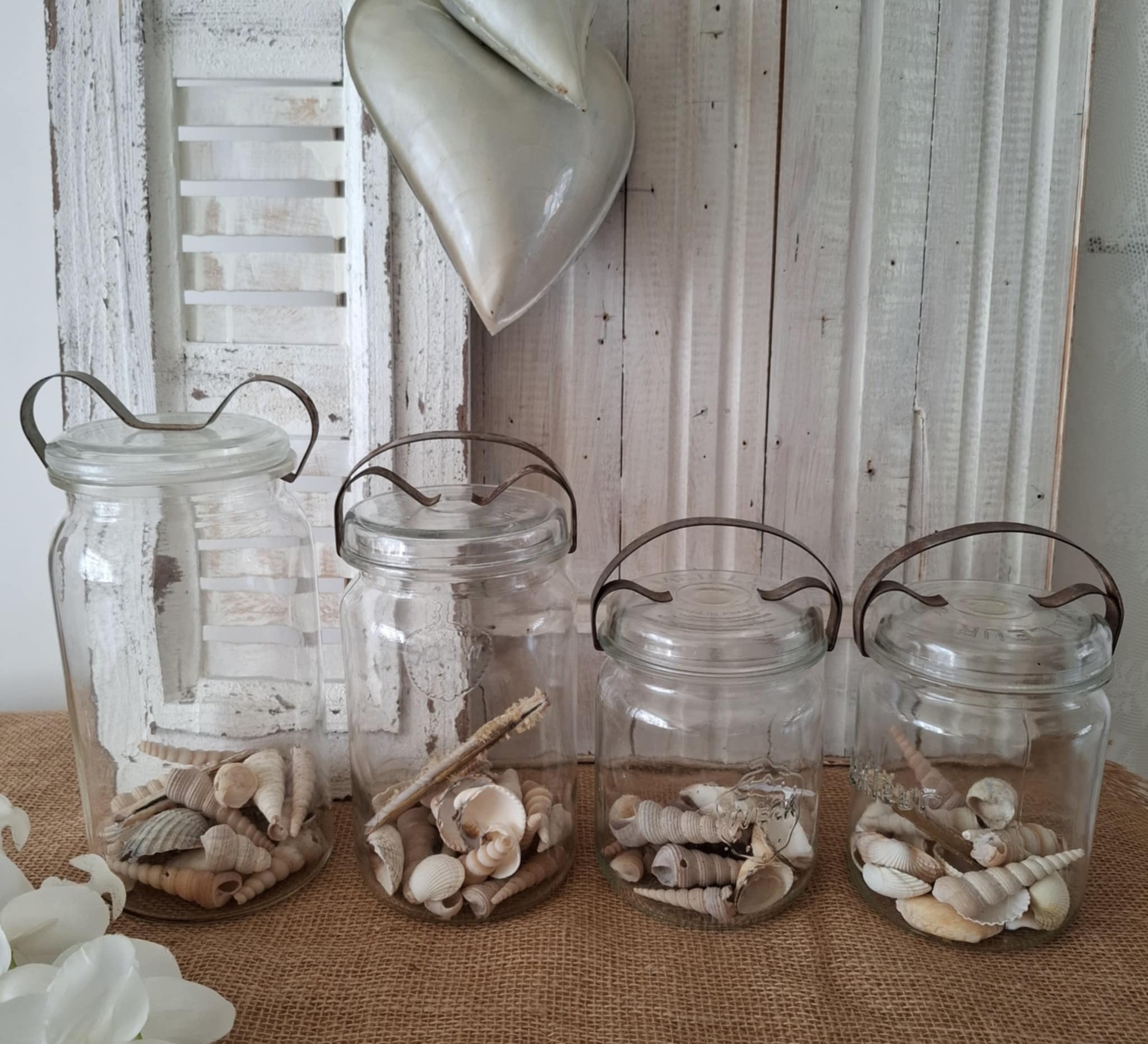 Set weckpotten met klemmen