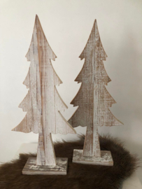 houten kerstboompjes