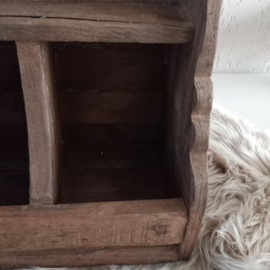Prachtige stoere massief houten gruttersbak
