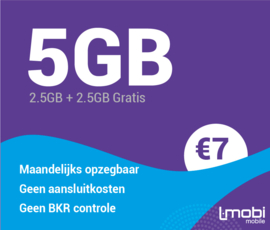 Sim only 5 GB