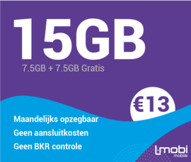 Sim only 15 GB