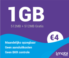 Sim only 1 GB