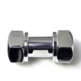 Koppelstuk t.b.v. In-line Filter Chroom