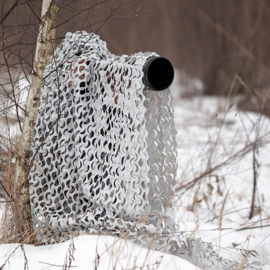 Buteo Photo Gear 3D-Blätter Tarnnetz Schnee 1,5x3 m