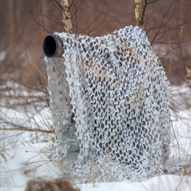 Buteo Photo Gear 3D-Blätter Tarnnetz Schnee 1,5x3 m