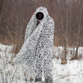 Buteo Photo Gear 3D-Blätter Tarnnetz Schnee 1,5x3 m