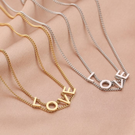 ketting love goud