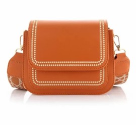 Roestbruine tas met matchy bagstrap