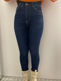 Dark blue super high waisted skinny QH