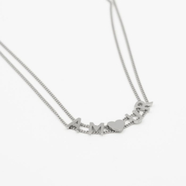 ketting AMOUR zilver