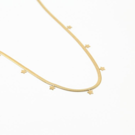 Ketting met sterren goud