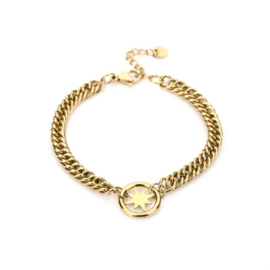 Gouden armband morning star