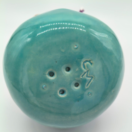 Voerhuis blauw met worm