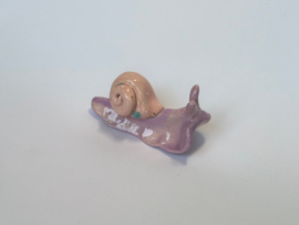 Kleine Slak - Lila/Roze met Spikkels