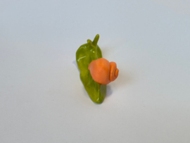 Kleine Slak - Groen/Mat Oranje