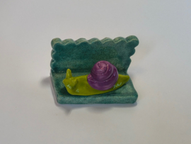 Kaartenhouder Slak - Groen/Paars/Blauw