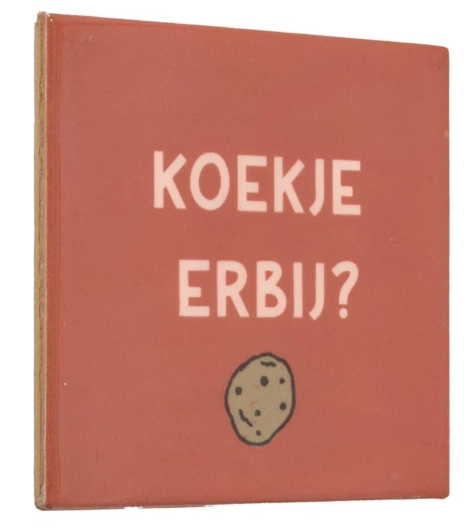 Tegeltje koekje erbij