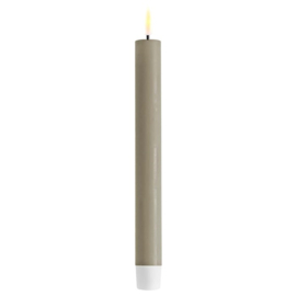 Real Flame Dinner Candle 2 pcs (24 cm) sand