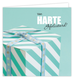 Van HARTE gefeliciteerd!
