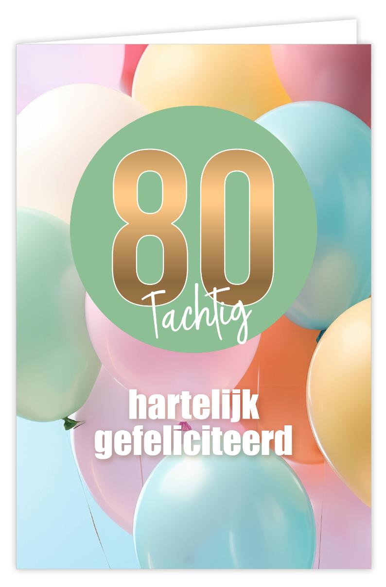 80 hartelijk gefeliciteerd