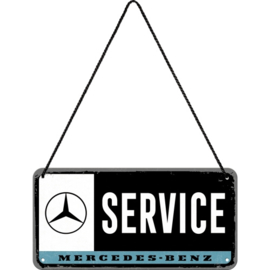 Hanging Sign 10 x 20 cm Mercedes Service