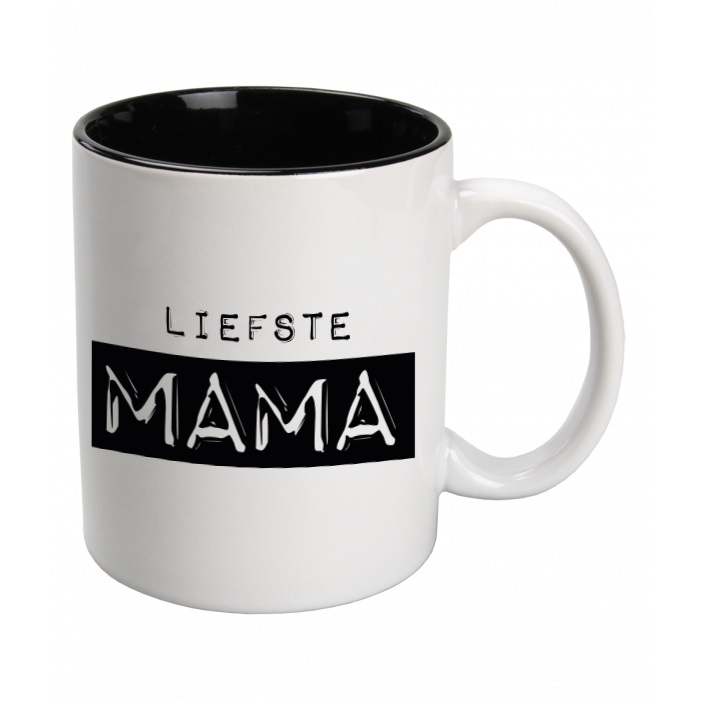 Black en White Mugs - Mama
