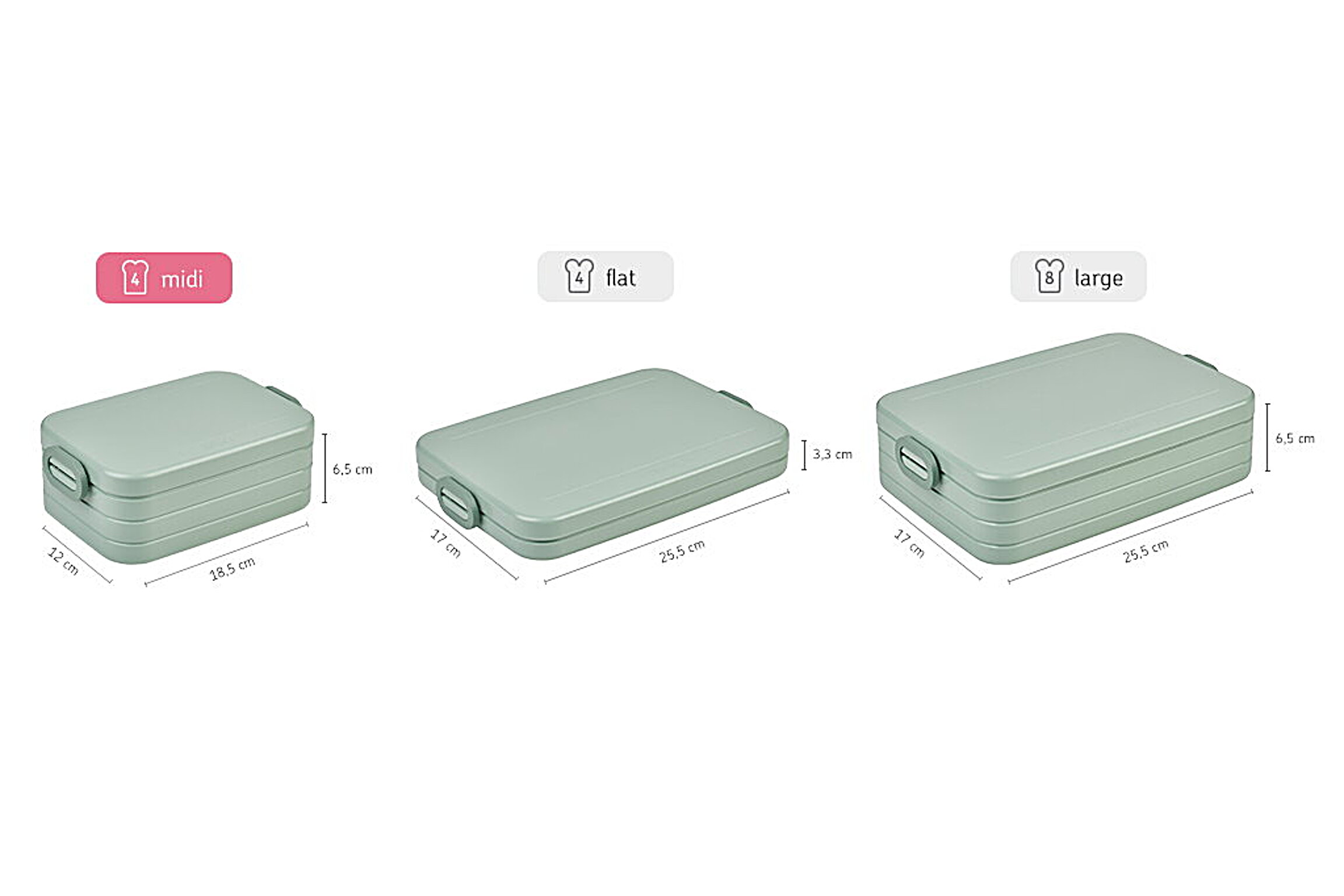 bento lunch box take a break midi - nordic sage