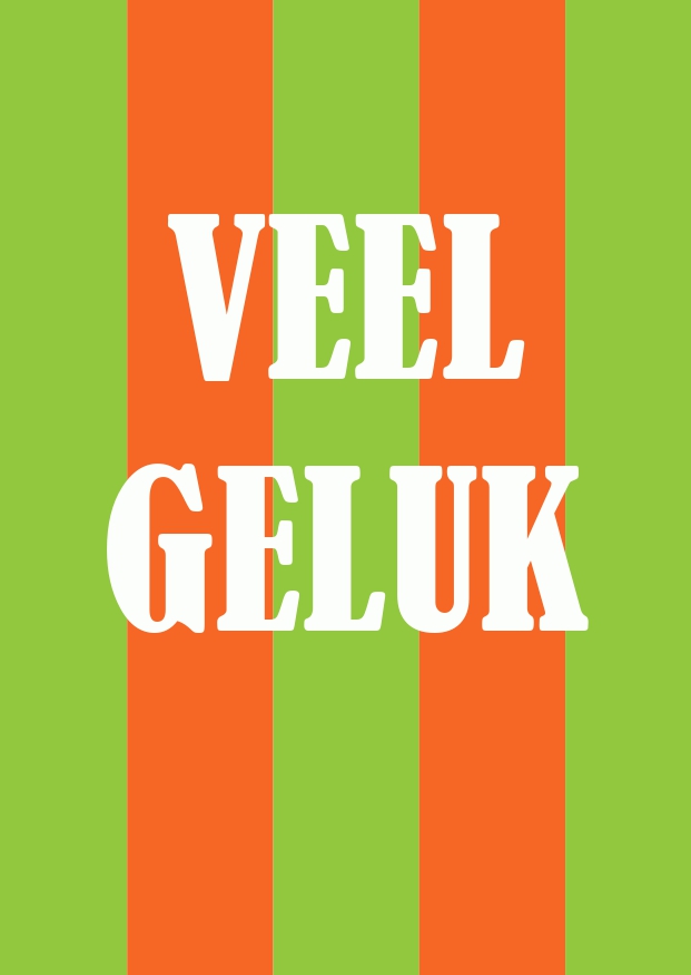 A6 kaart  veel geluk